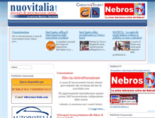 Tablet Screenshot of nuovitalia.com